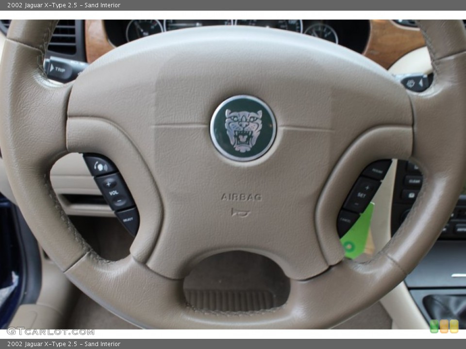 Sand Interior Steering Wheel for the 2002 Jaguar X-Type 2.5 #75792904