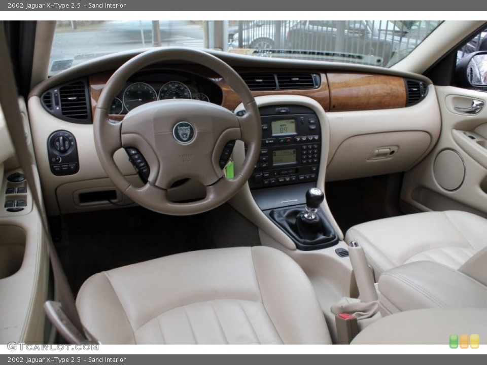 Sand Interior Prime Interior for the 2002 Jaguar X-Type 2.5 #75792925