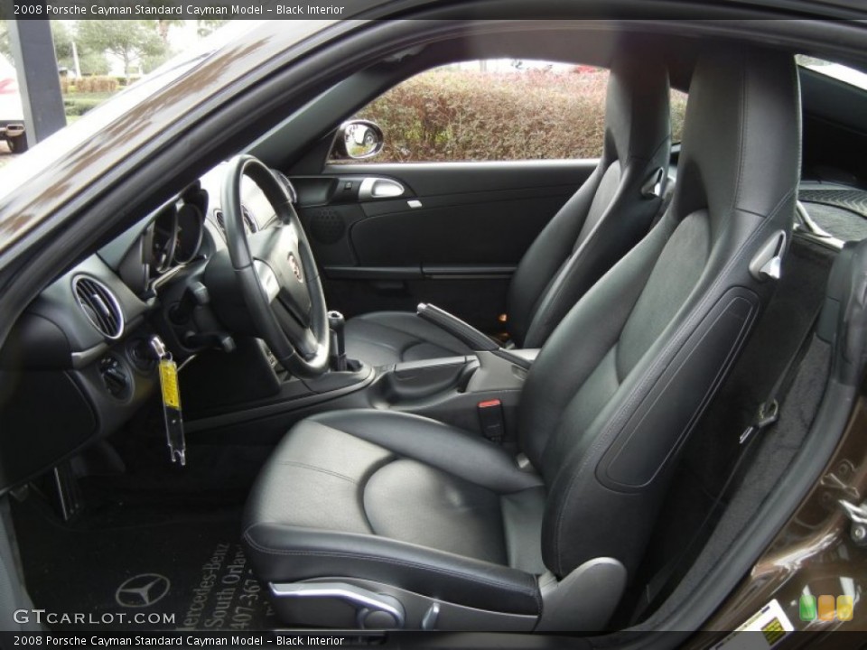 Black Interior Front Seat for the 2008 Porsche Cayman  #75793813