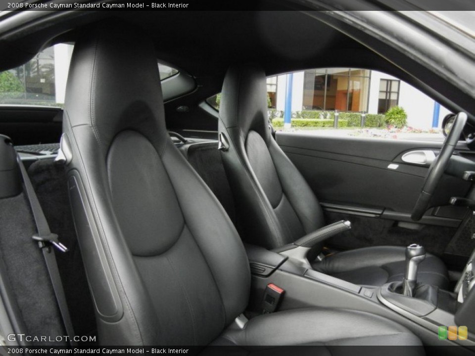Black Interior Front Seat for the 2008 Porsche Cayman  #75793879