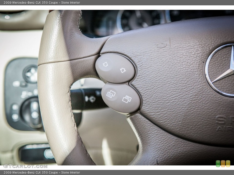 Stone Interior Controls for the 2009 Mercedes-Benz CLK 350 Coupe #75794806