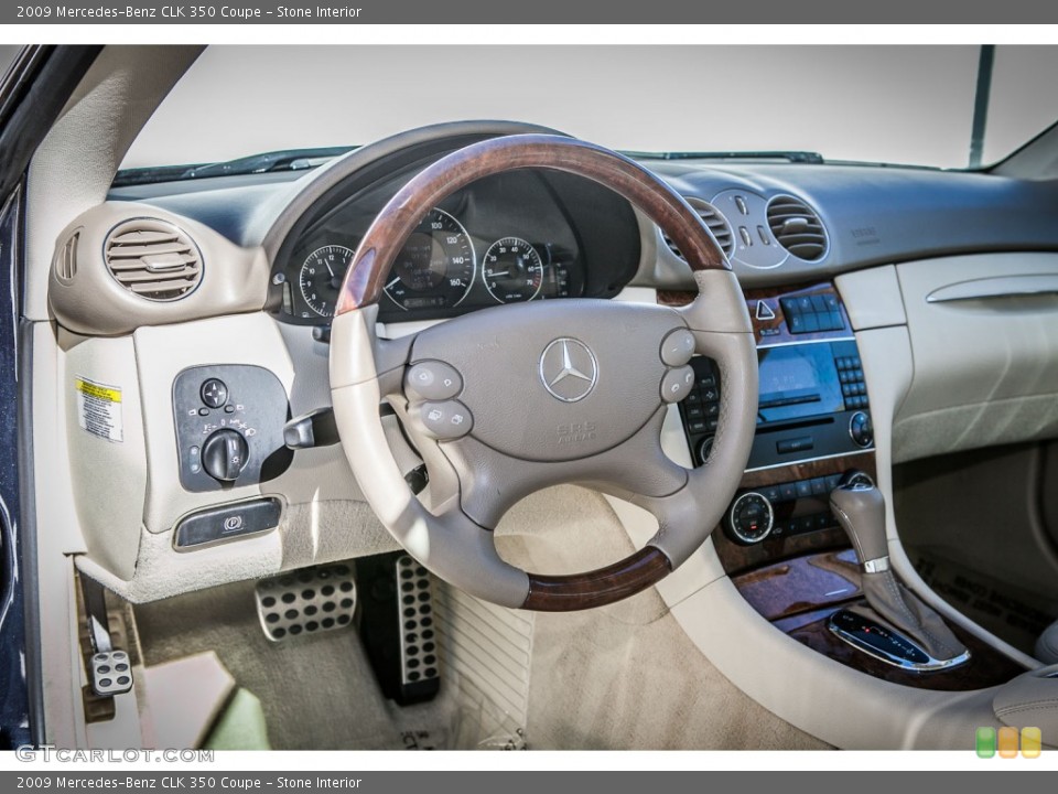 Stone Interior Dashboard for the 2009 Mercedes-Benz CLK 350 Coupe #75794842