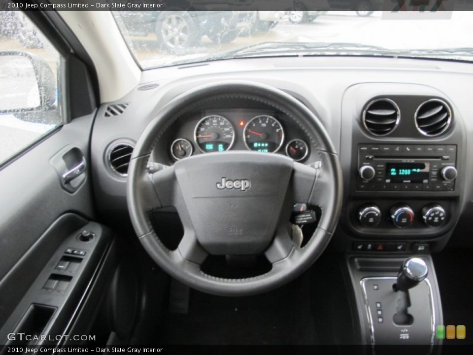 Dark Slate Gray Interior Steering Wheel for the 2010 Jeep Compass Limited #75795159