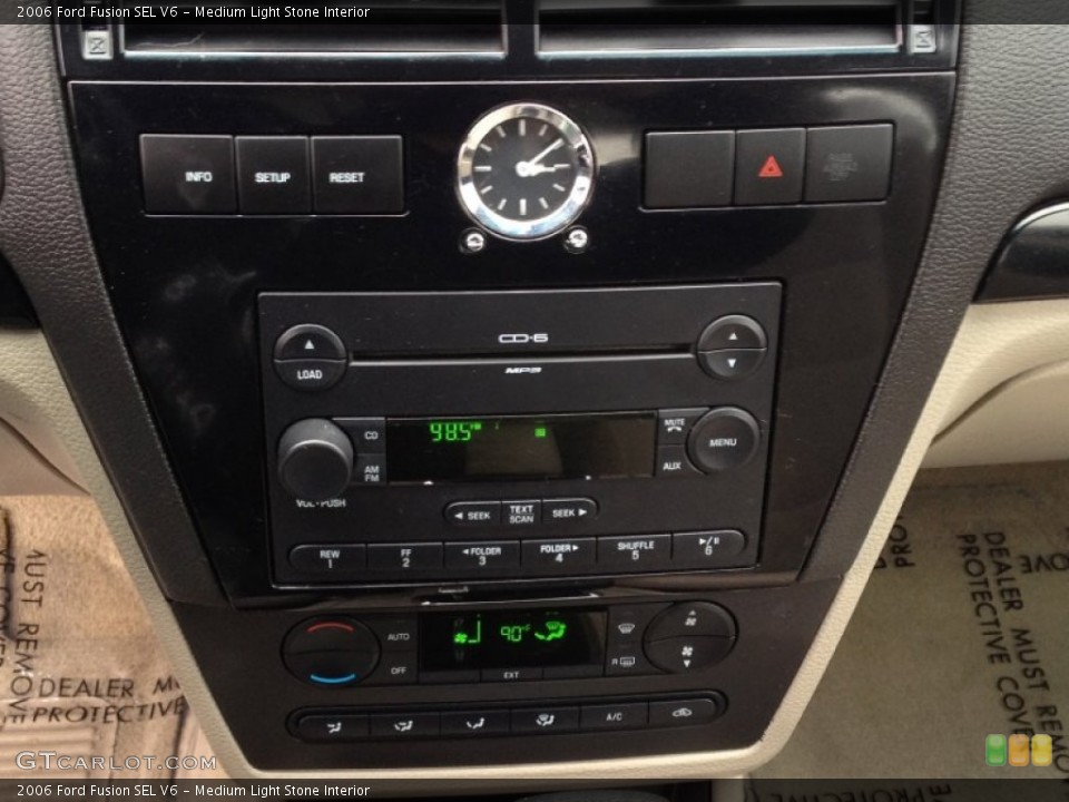 Medium Light Stone Interior Controls for the 2006 Ford Fusion SEL V6 #75795211