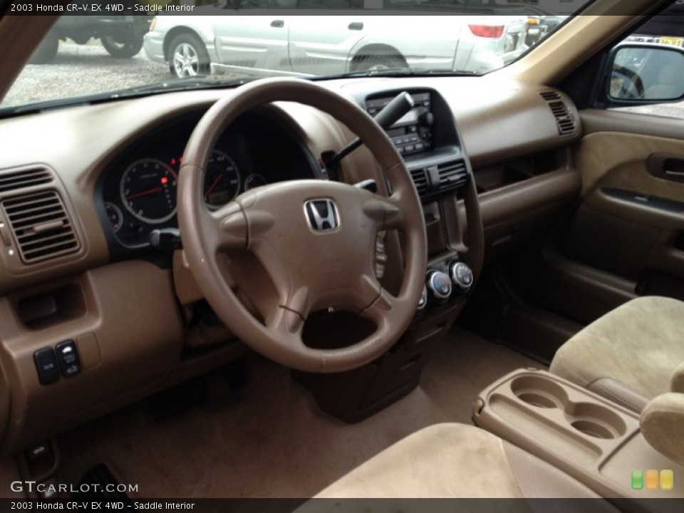 Saddle Interior Prime Interior for the 2003 Honda CR-V EX 4WD #75796456
