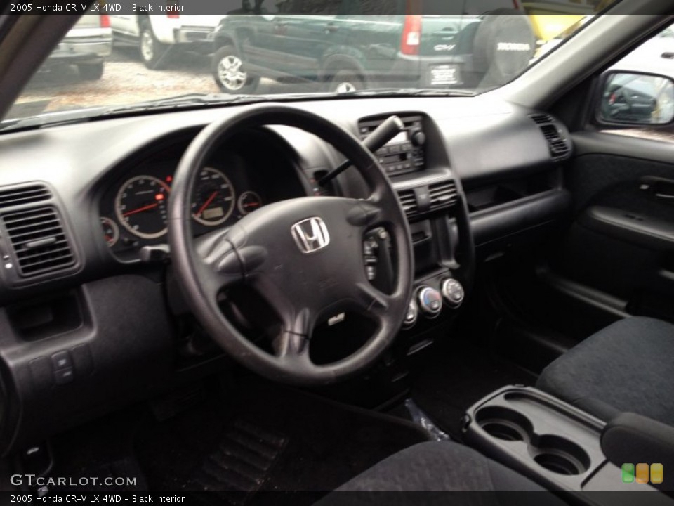 Black Interior Prime Interior for the 2005 Honda CR-V LX 4WD #75796552