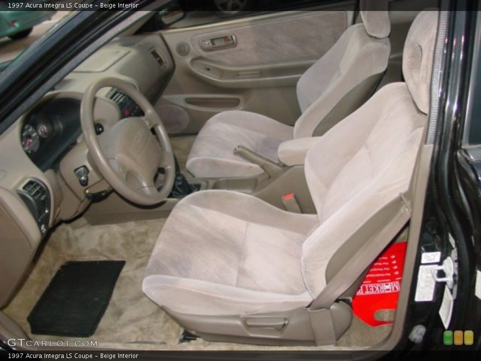 Beige Interior Front Seat for the 1997 Acura Integra LS Coupe #75797543