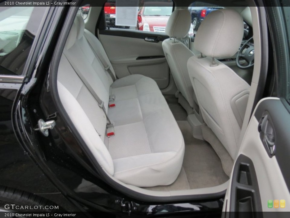 Gray Interior Rear Seat for the 2010 Chevrolet Impala LS #75797692