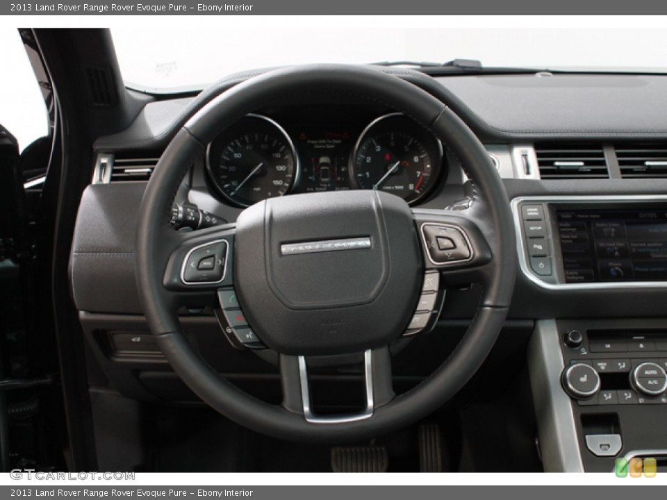 Ebony Interior Steering Wheel for the 2013 Land Rover Range Rover Evoque Pure #75798934