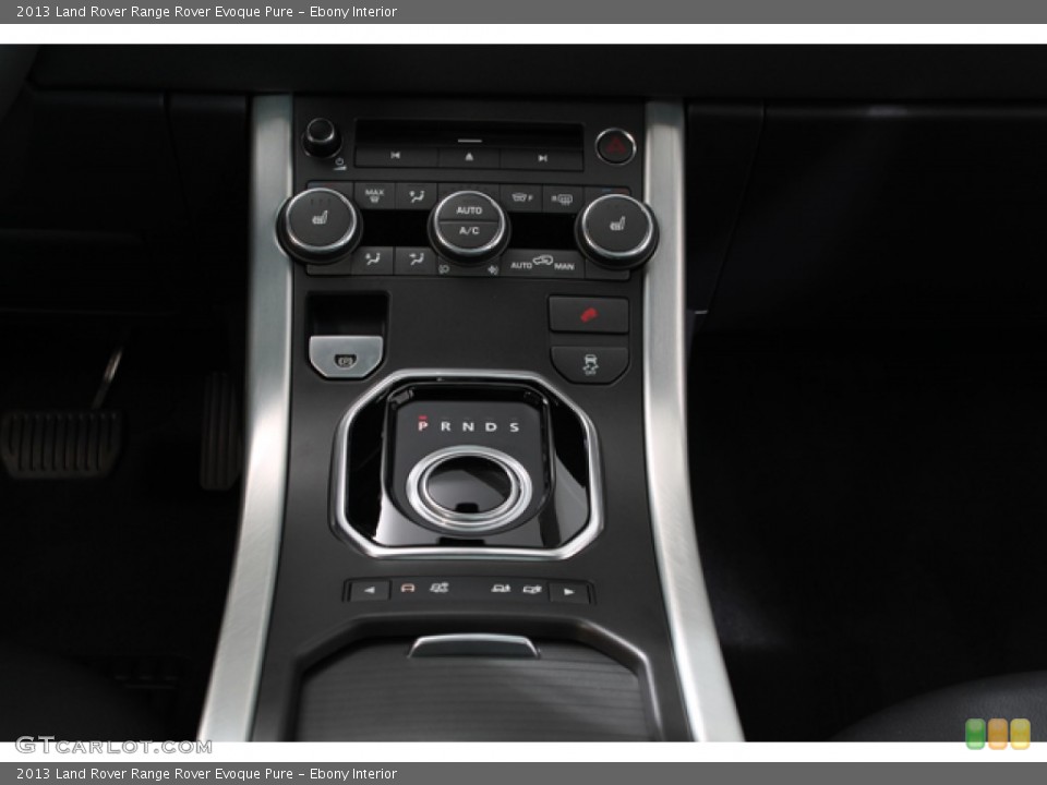 Ebony Interior Controls for the 2013 Land Rover Range Rover Evoque Pure #75799018