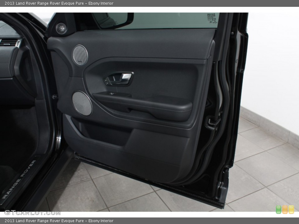 Ebony Interior Door Panel for the 2013 Land Rover Range Rover Evoque Pure #75799063