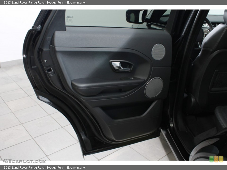 Ebony Interior Door Panel for the 2013 Land Rover Range Rover Evoque Pure #75799111