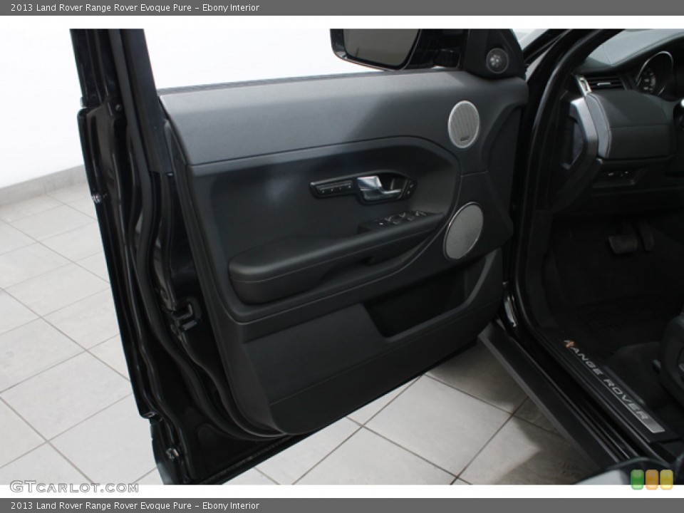 Ebony Interior Door Panel for the 2013 Land Rover Range Rover Evoque Pure #75799126