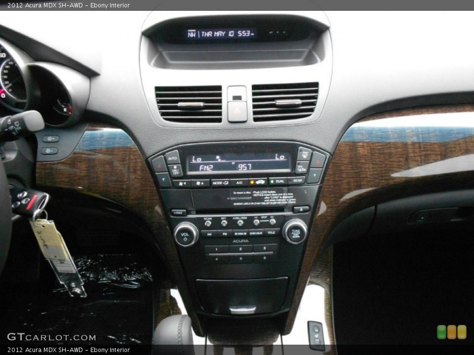Ebony Interior Controls for the 2012 Acura MDX SH-AWD #75800351