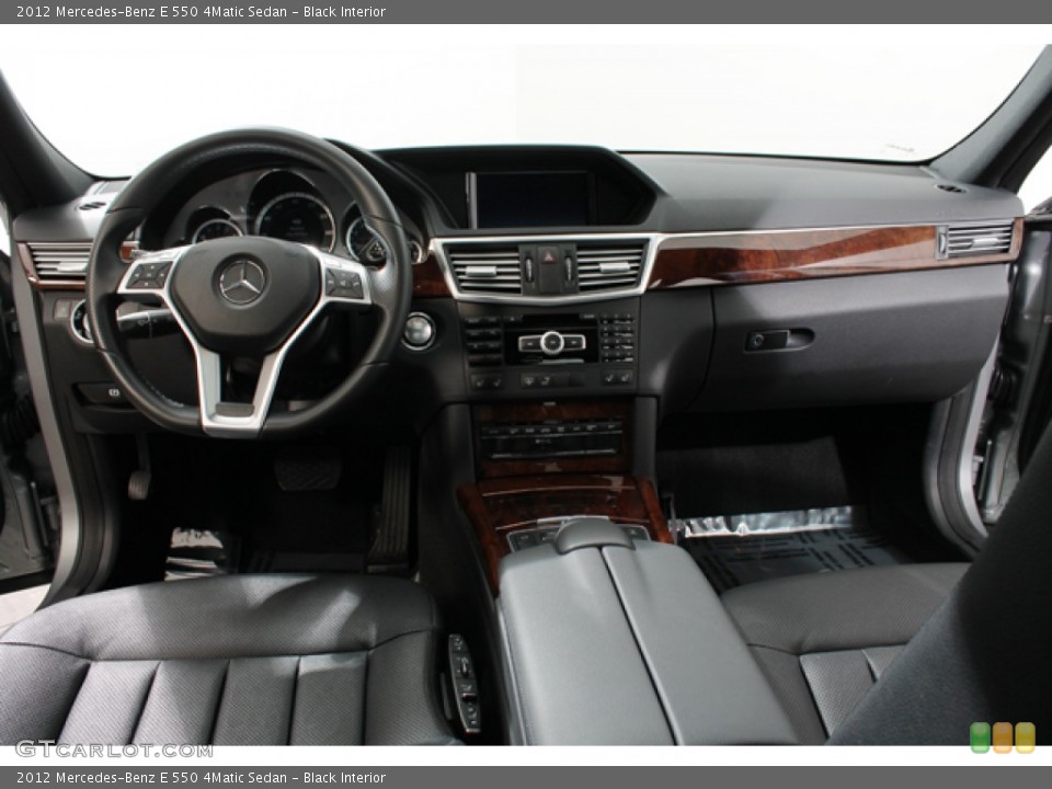 Black Interior Dashboard for the 2012 Mercedes-Benz E 550 4Matic Sedan #75800497
