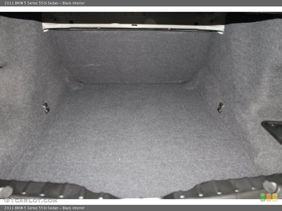 Black Interior Trunk for the 2011 BMW 5 Series 550i Sedan #75803722