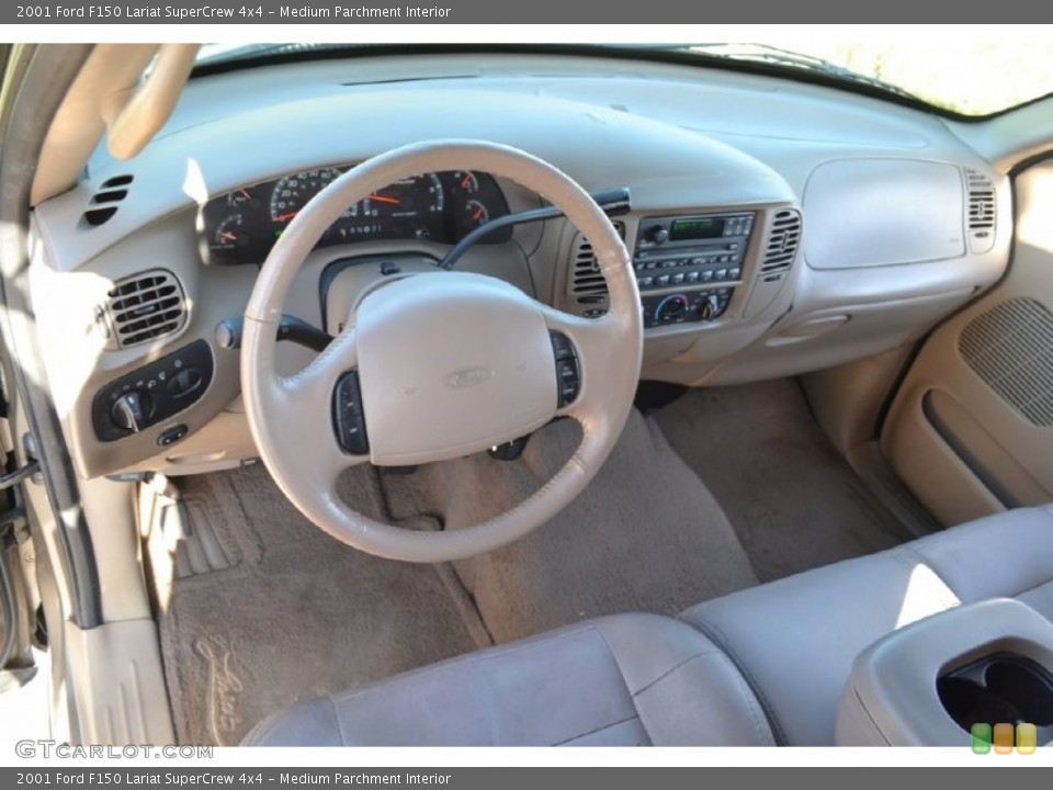 Medium Parchment 2001 Ford F150 Interiors