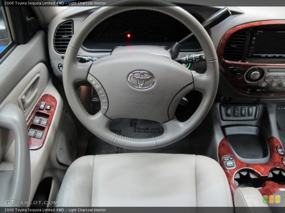 Light Charcoal Interior Steering Wheel for the 2006 Toyota Sequoia Limited 4WD #75804658