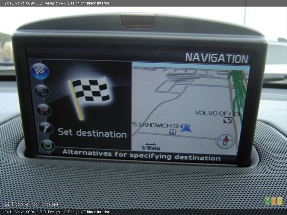 R Design Off Black Interior Navigation for the 2011 Volvo XC90 3.2 R-Design #75804802