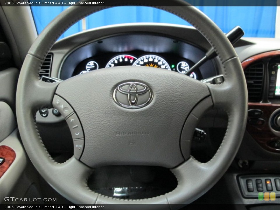Light Charcoal Interior Steering Wheel for the 2006 Toyota Sequoia Limited 4WD #75804849