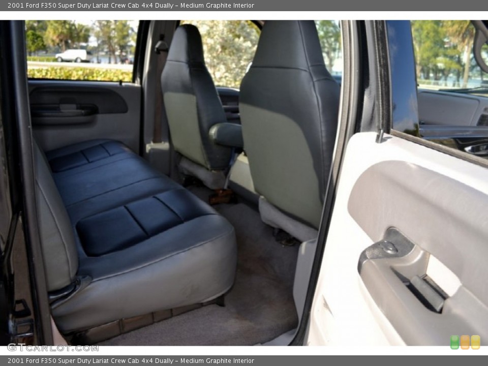 Medium Graphite Interior Rear Seat for the 2001 Ford F350 Super Duty Lariat Crew Cab 4x4 Dually #75805523