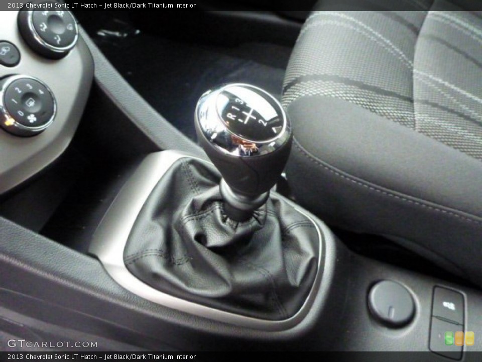 Jet Black/Dark Titanium Interior Transmission for the 2013 Chevrolet Sonic LT Hatch #75805718