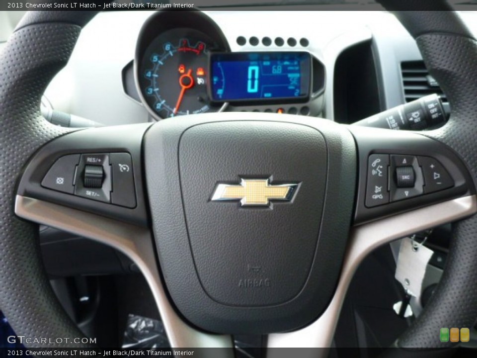 Jet Black/Dark Titanium Interior Controls for the 2013 Chevrolet Sonic LT Hatch #75805759