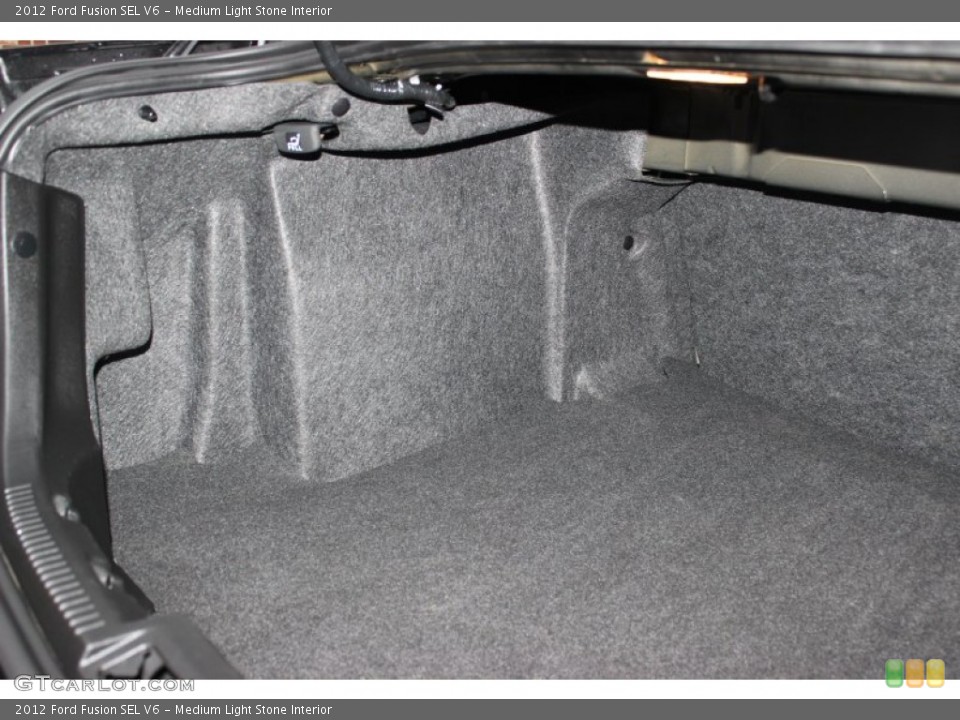 Medium Light Stone Interior Trunk for the 2012 Ford Fusion SEL V6 #75805957