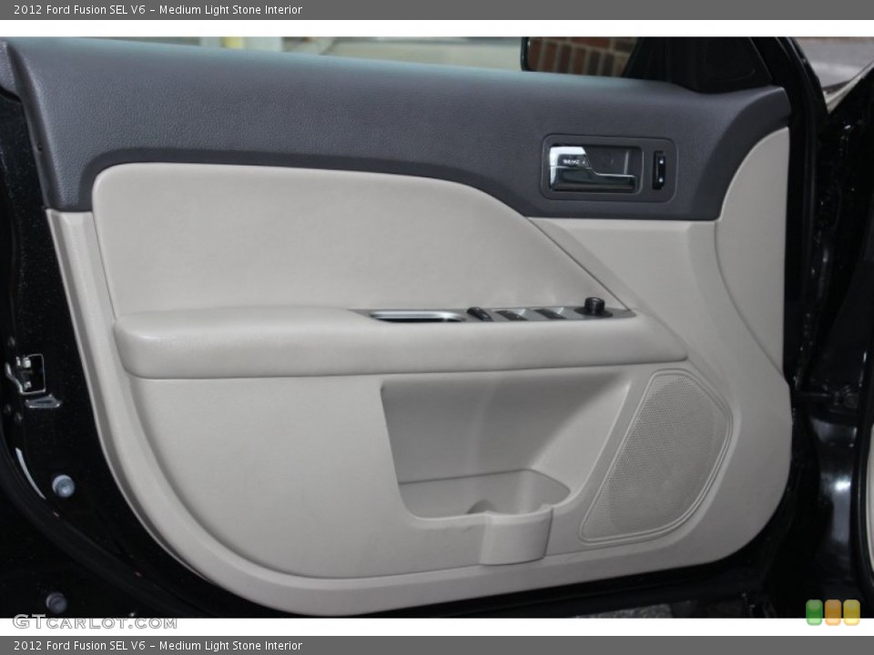 Medium Light Stone Interior Door Panel for the 2012 Ford Fusion SEL V6 #75806087