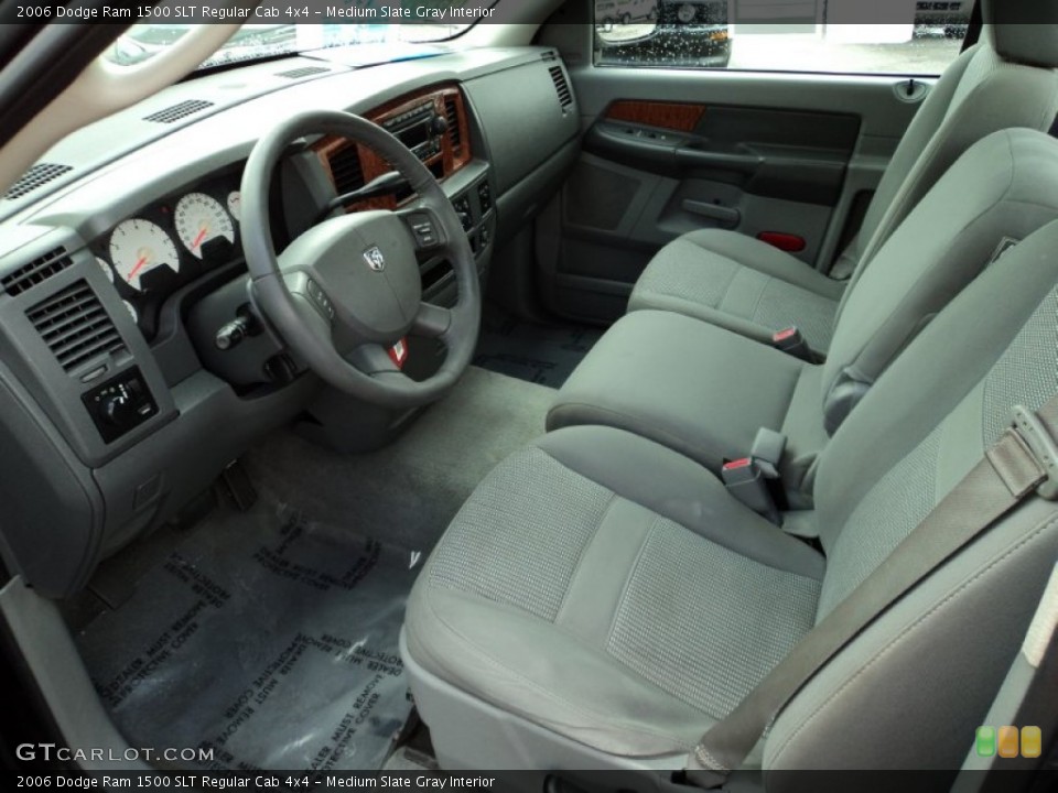 Medium Slate Gray Interior Photo for the 2006 Dodge Ram 1500 SLT Regular Cab 4x4 #75807267