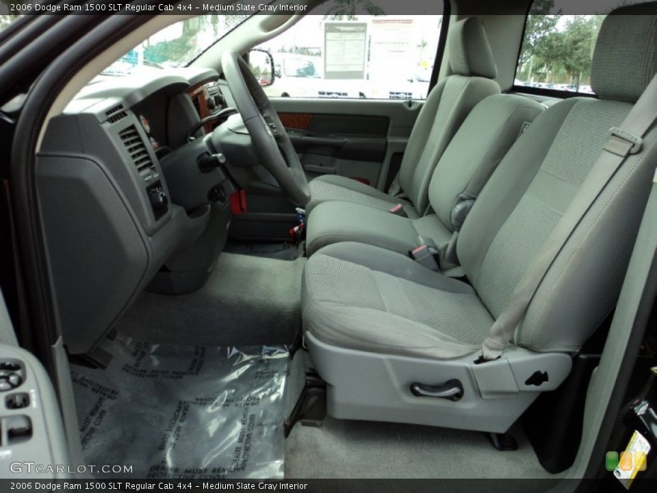 Medium Slate Gray Interior Photo for the 2006 Dodge Ram 1500 SLT Regular Cab 4x4 #75807290