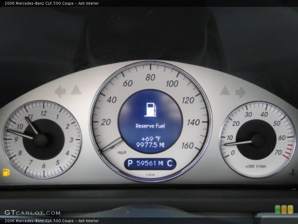 Ash Interior Gauges for the 2006 Mercedes-Benz CLK 500 Coupe #75808555
