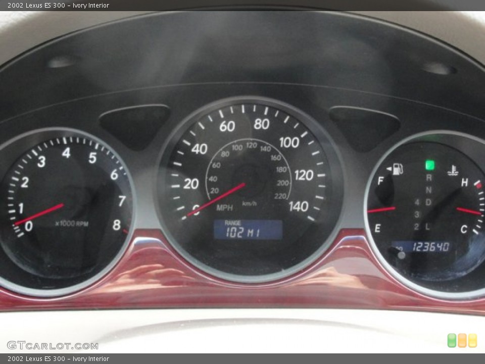 Ivory Interior Gauges for the 2002 Lexus ES 300 #75808875