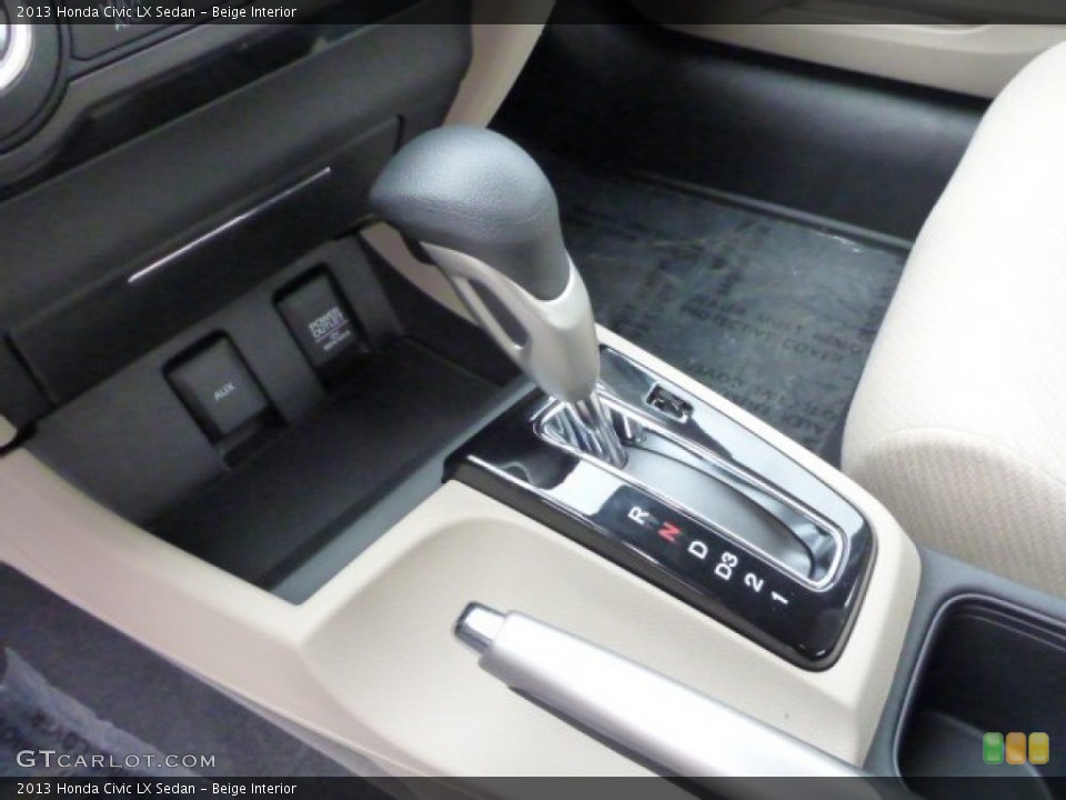 Beige Interior Transmission for the 2013 Honda Civic LX Sedan #75809980