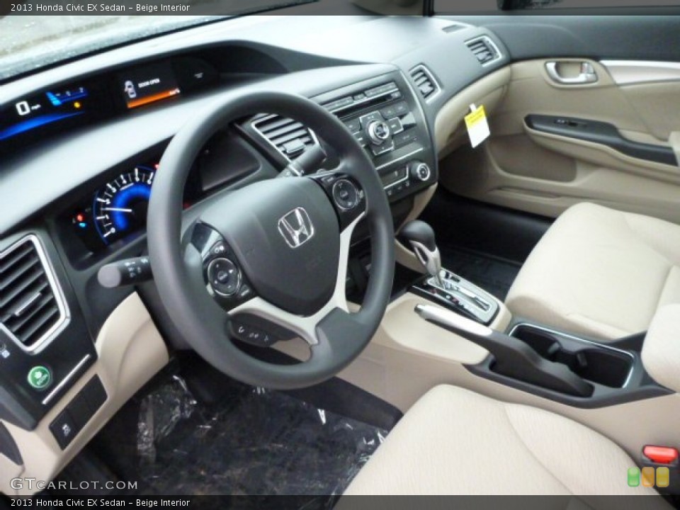 Beige Interior Photo for the 2013 Honda Civic EX Sedan #75810286