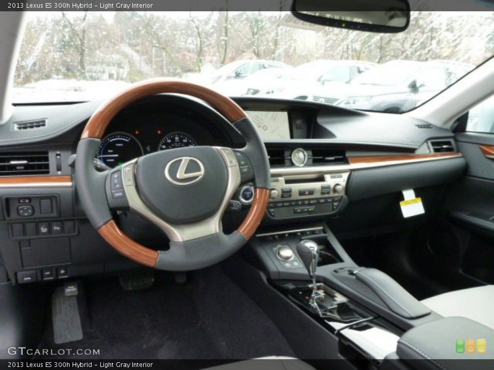 Light Gray Interior Dashboard for the 2013 Lexus ES 300h Hybrid #75811754