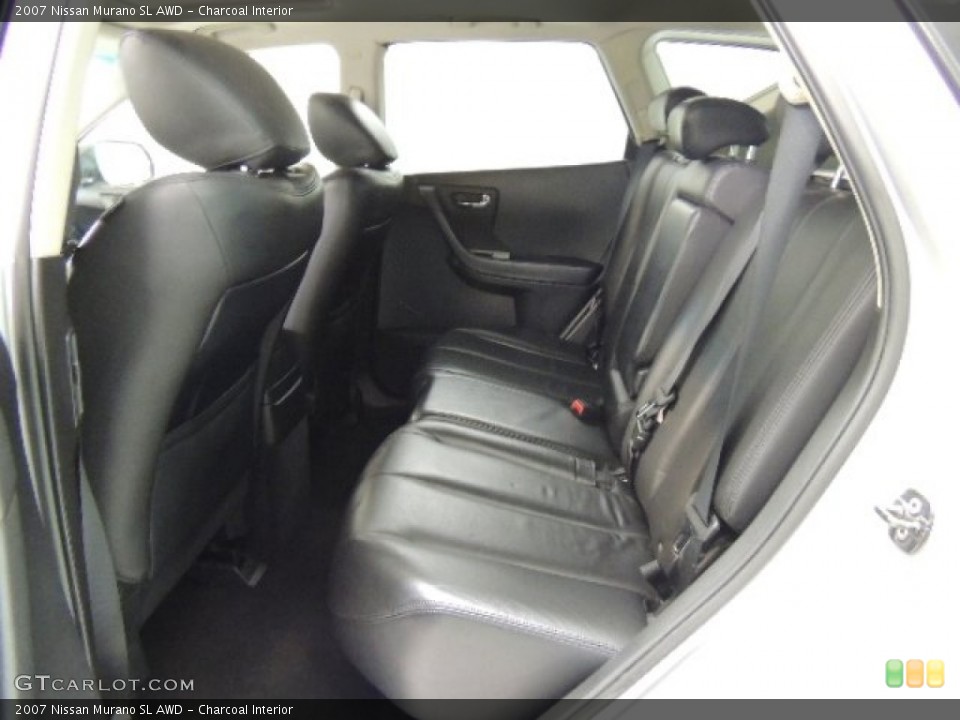 Charcoal Interior Rear Seat for the 2007 Nissan Murano SL AWD #75812896