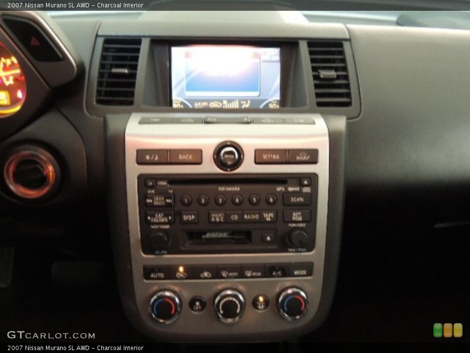 Charcoal Interior Controls for the 2007 Nissan Murano SL AWD #75813052