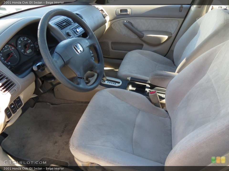 Beige Interior Photo for the 2001 Honda Civic EX Sedan #75813449