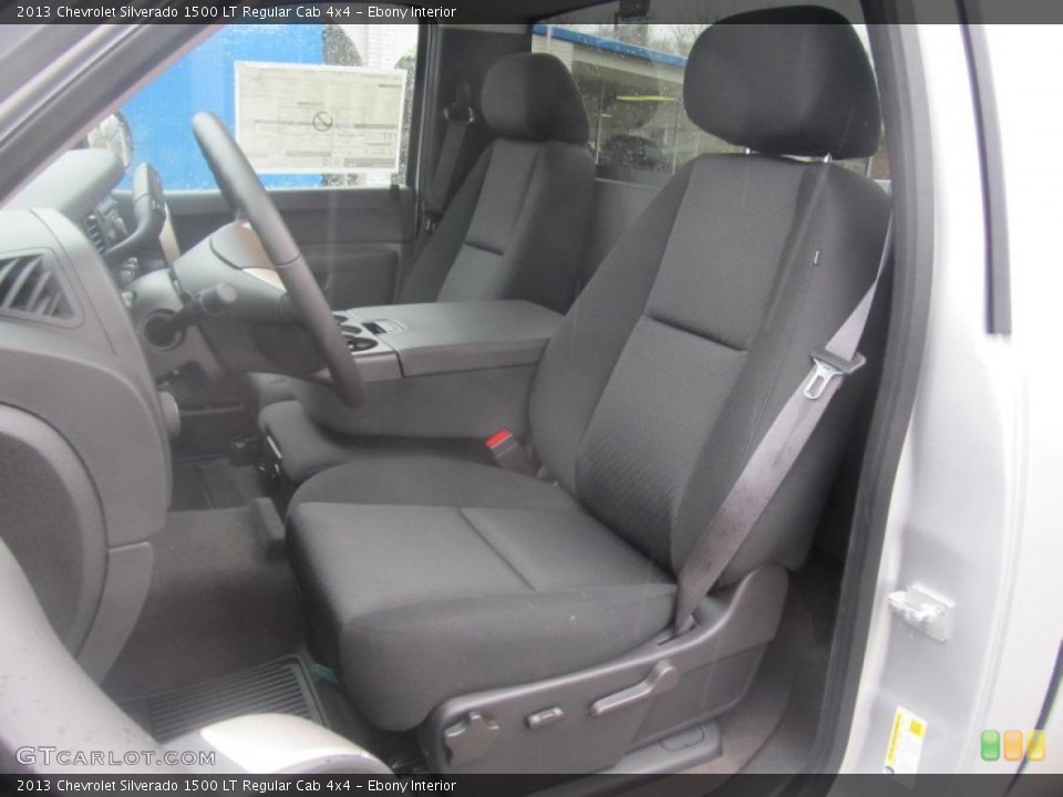 Ebony Interior Front Seat for the 2013 Chevrolet Silverado 1500 LT Regular Cab 4x4 #75814378