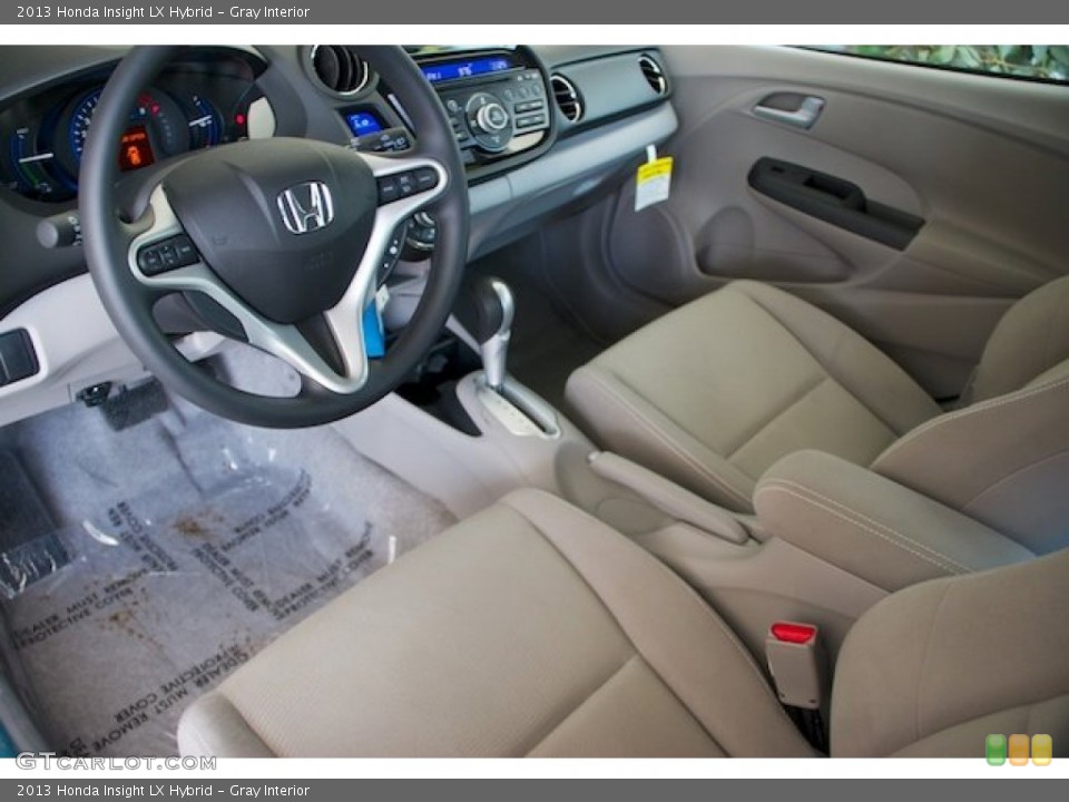 Gray Interior Prime Interior for the 2013 Honda Insight LX Hybrid #75815302