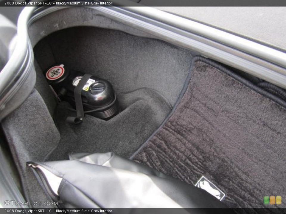 Black/Medium Slate Gray Interior Trunk for the 2008 Dodge Viper SRT-10 #75818377