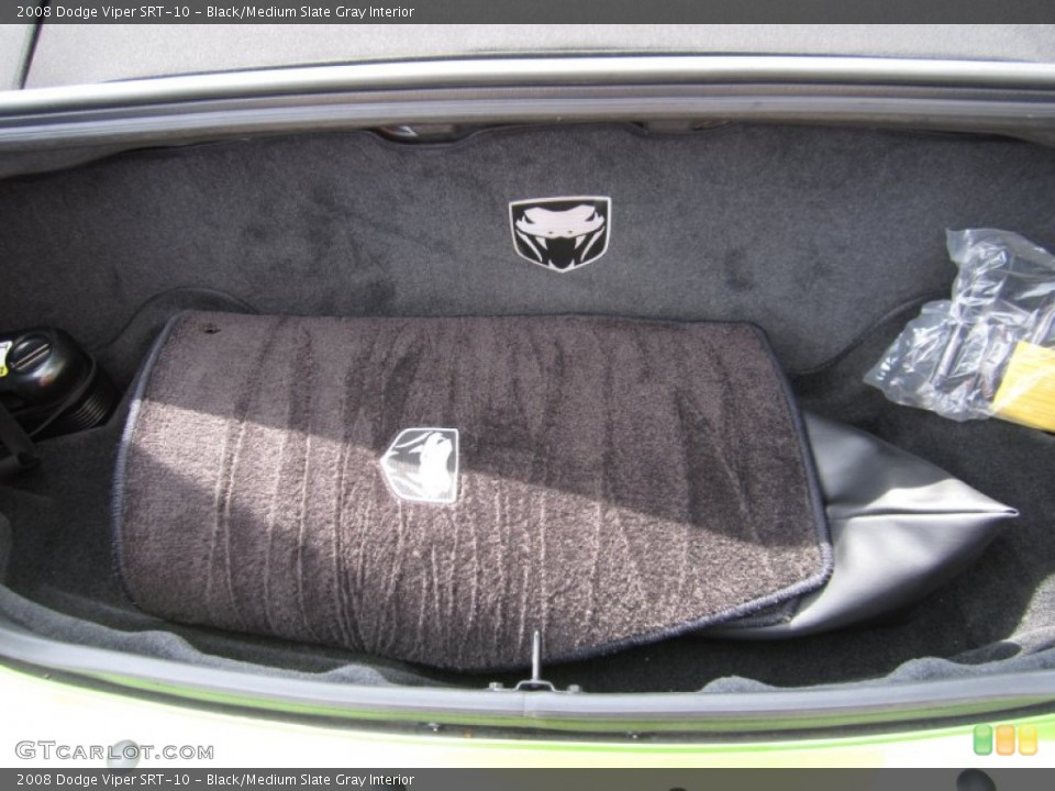 Black/Medium Slate Gray Interior Trunk for the 2008 Dodge Viper SRT-10 #75818398