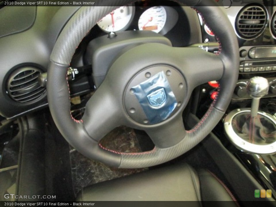 Black Interior Steering Wheel for the 2010 Dodge Viper SRT10 Final Edition #75819139