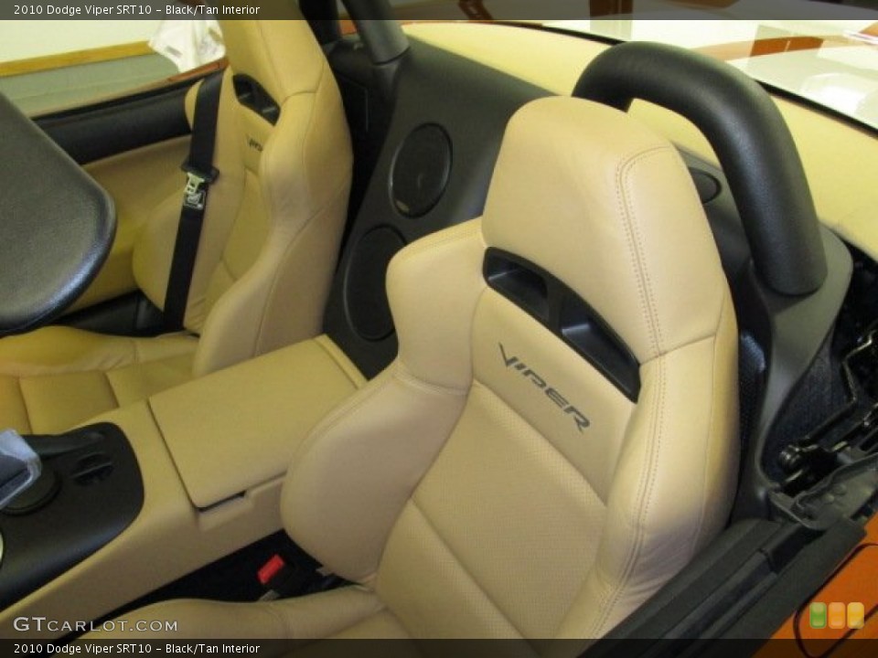 Black/Tan 2010 Dodge Viper Interiors