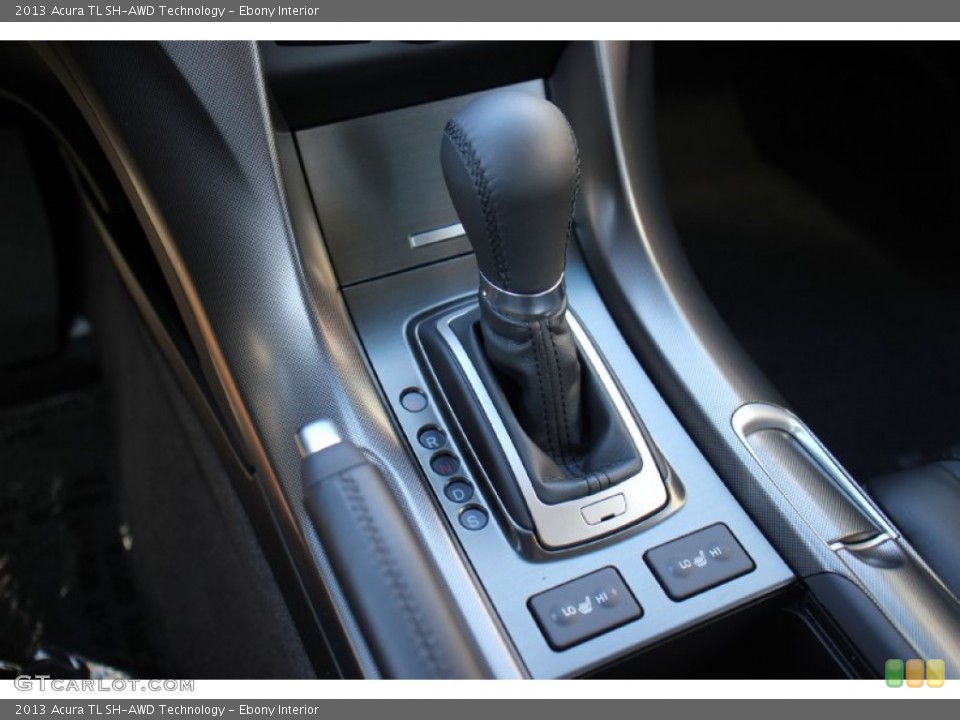 Ebony Interior Transmission for the 2013 Acura TL SH-AWD Technology #75821314