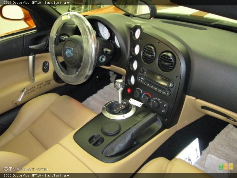 Black/Tan Interior Dashboard for the 2010 Dodge Viper SRT10 #75821317