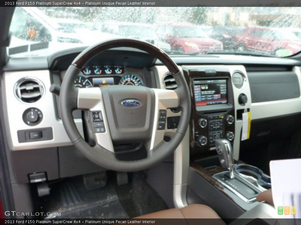 Platinum Unique Pecan Leather Interior Dashboard for the 2013 Ford F150 Platinum SuperCrew 4x4 #75823267