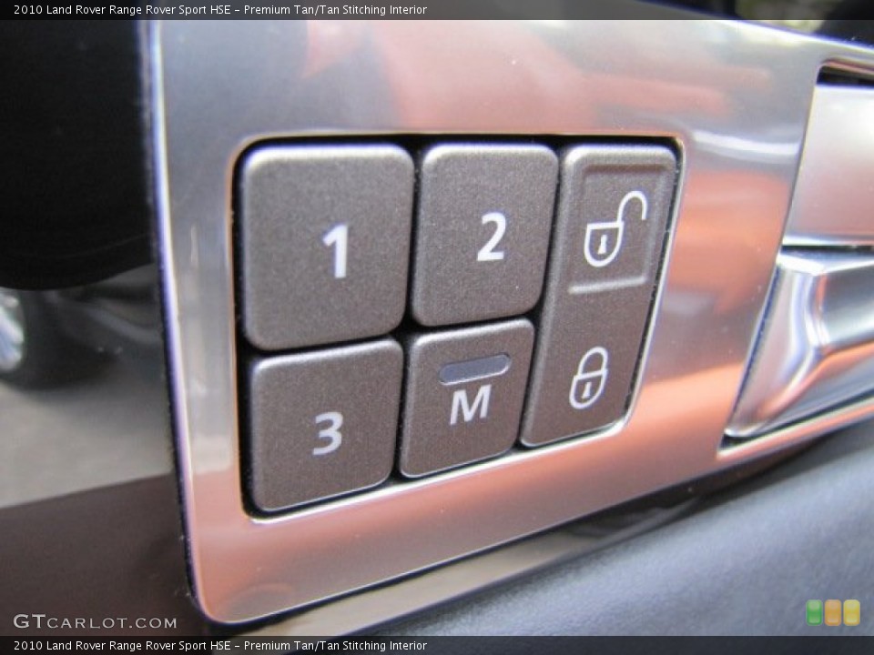 Premium Tan/Tan Stitching Interior Controls for the 2010 Land Rover Range Rover Sport HSE #75824335