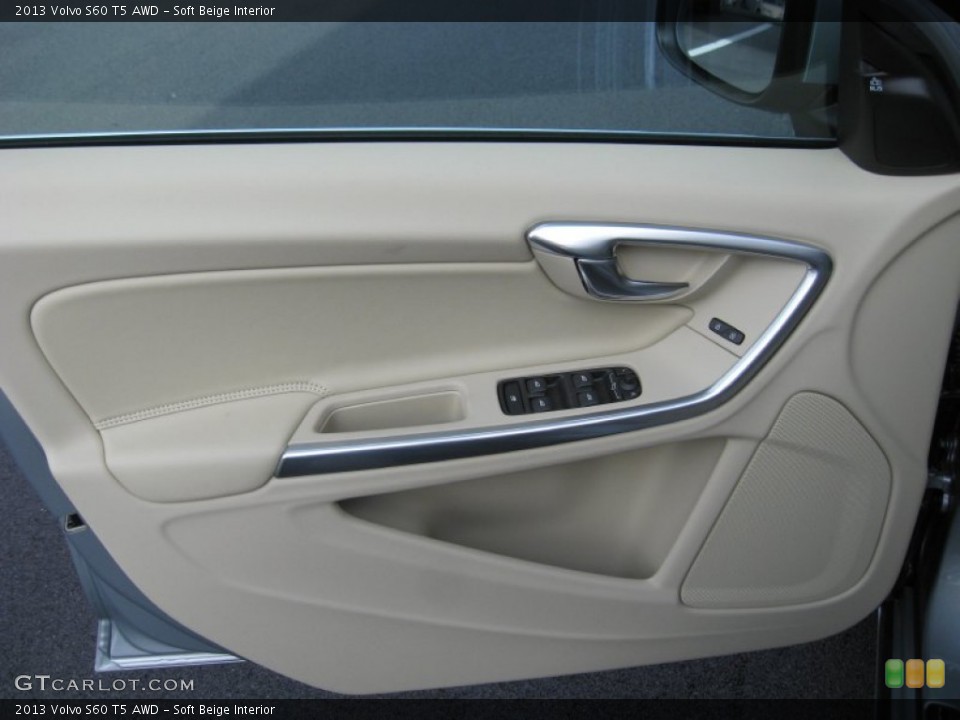 Soft Beige Interior Door Panel for the 2013 Volvo S60 T5 AWD #75828766